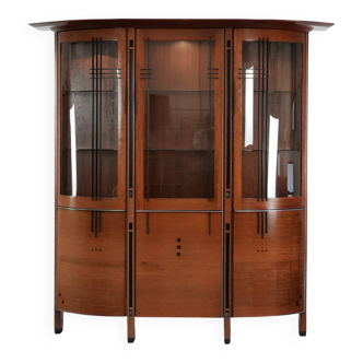 Large Art Deco design display / sideboard cabinet with luxury lighting
