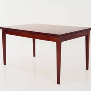 Table en palissandre, design danois, années 1970, fabricant : Skovby