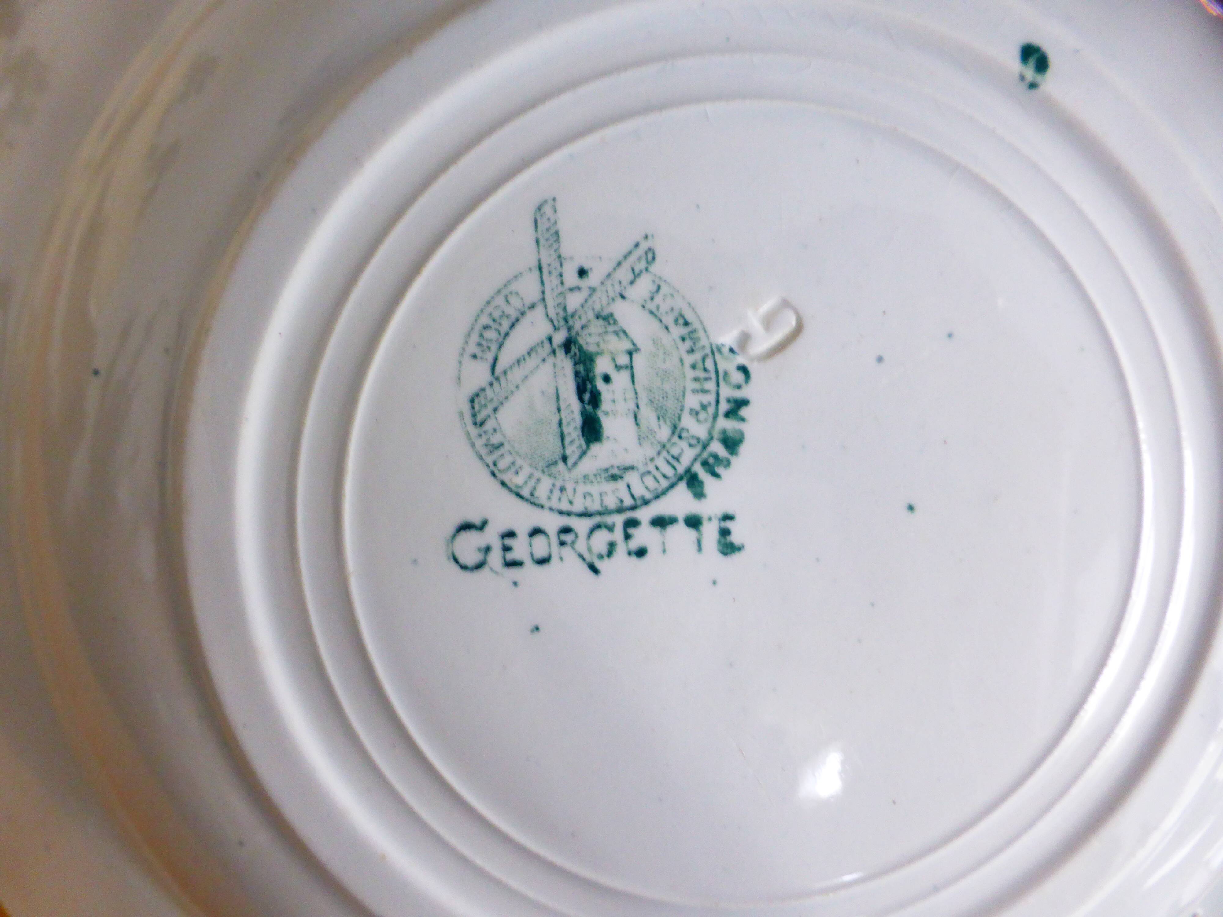 Hollow plate Moulin des Loups and Hamage model Georgette 221264