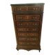 Weekly cabinet in rosewood from Rio and India and blackened pear Napoleon III