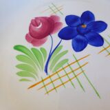 1 vintage hollow round plate from the Gien factory, model Robinson 2106106.