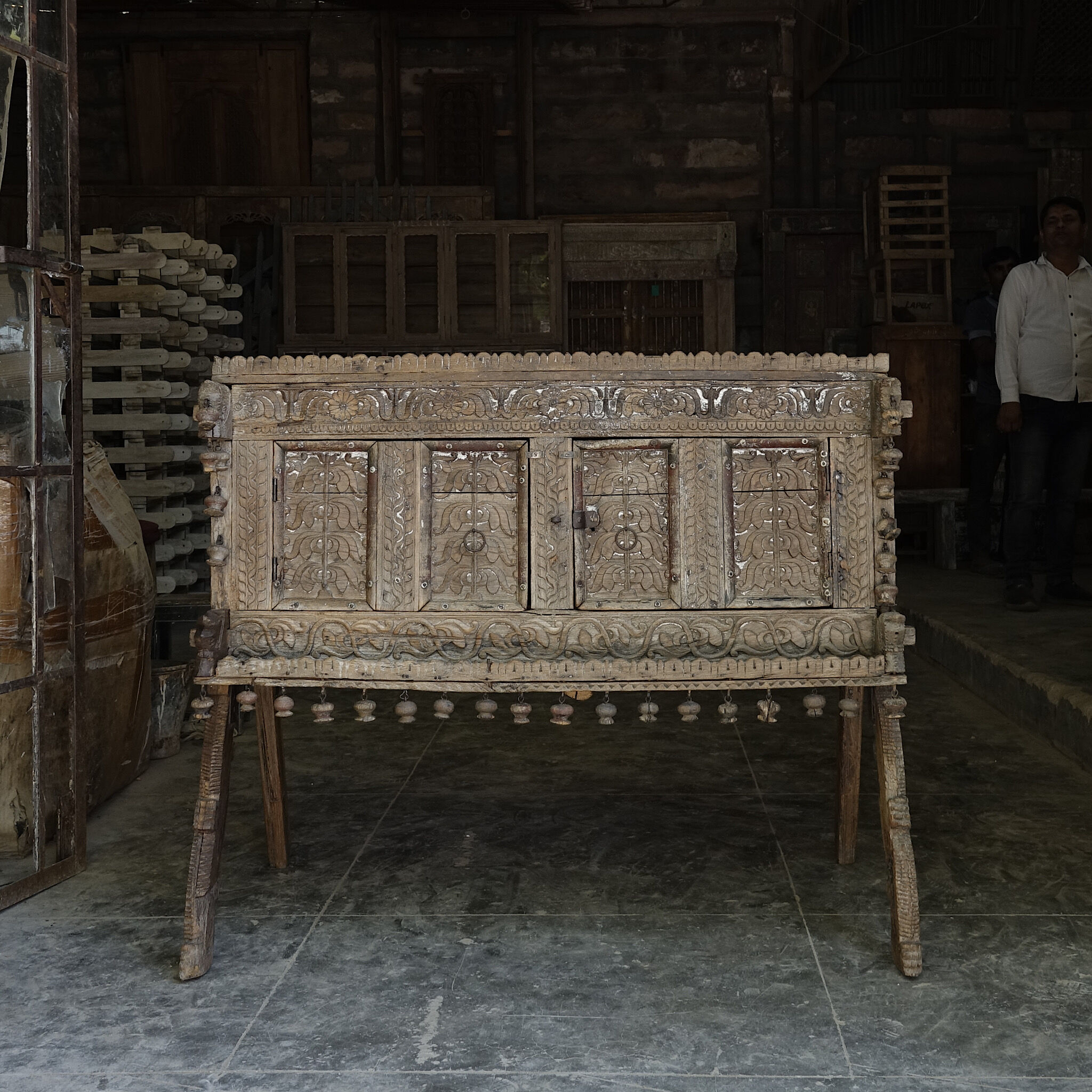 Indian carved furniture