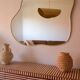 Abstract Organic Brass Mirror