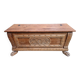 Coffre en bois pattes de lion