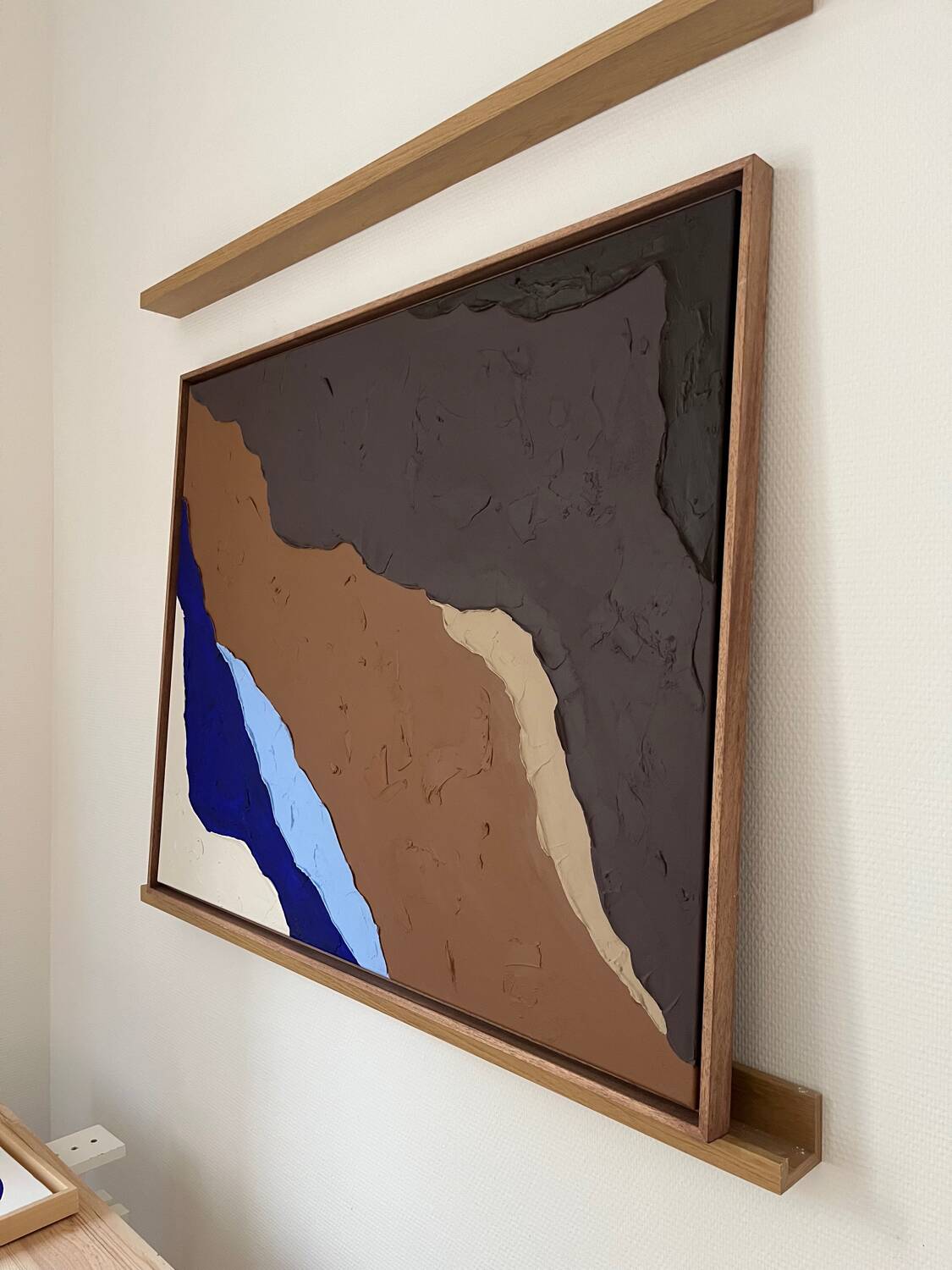 Colored relief painting