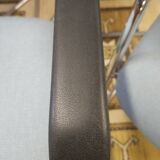 Set of 4 drabert armchairs with chrome legs, 1980