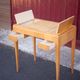 Wood desk, wood console