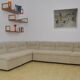 Modular sofa in beige boucle fabric, 1970s