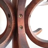 Wooden parrot coat rack