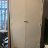 Vintage workshop metal cabinet