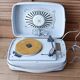 Vintage monophonic HiFivox electrophone produced by Barbieri. Turntable record player 60s