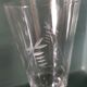 6 engraved Crystal champagne flutes