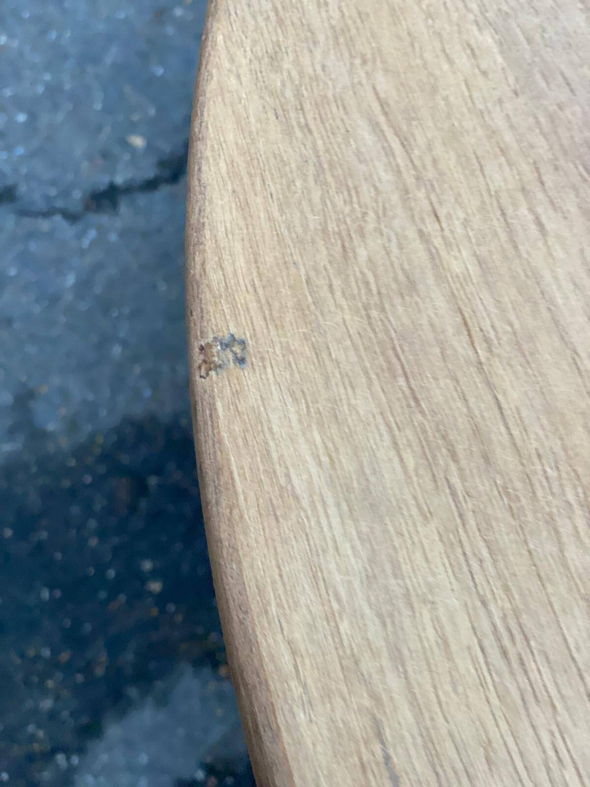 Authentic Scandinavian dining table BAUMANN stripped in teak 1960