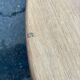 Authentic Scandinavian dining table BAUMANN stripped in teak 1960