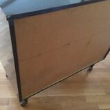 Vintage rolling bar cabinet