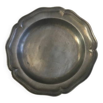 Pewter plate