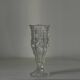 Chiseled crystal vase