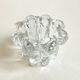 Moulded glass candlestick