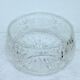 Salad bowl in cut and chiseled crystal