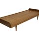 Vintage daybed 1960s minimalist design in Teak wood