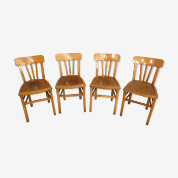 Set de 4 chaises bistrot