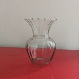 Vase en verre soufflé vintage