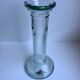 Candle holder design in bubbled glass made of vintage craftsmanship