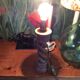 Wooden lamp foot
