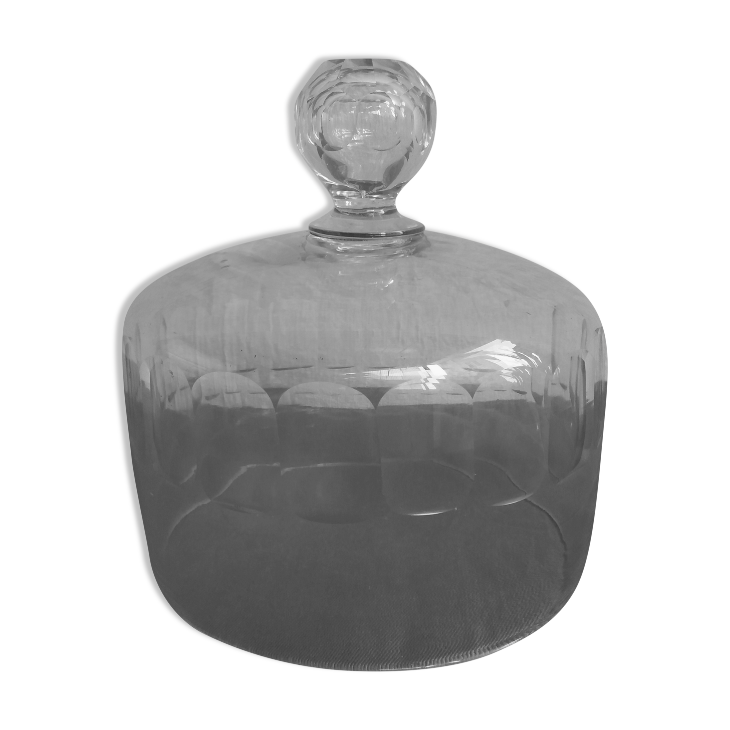 Old crystal cheese bell