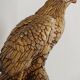 Statue d'aigle en plâtre vintage