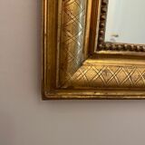 Miroir ancien Louis-Philippe en bois dorée
