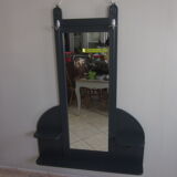 mirror from the 1950s with 2 patères 116x159cm