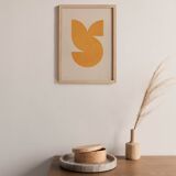 Painting on paper - b228 - abstract painting signed eawy