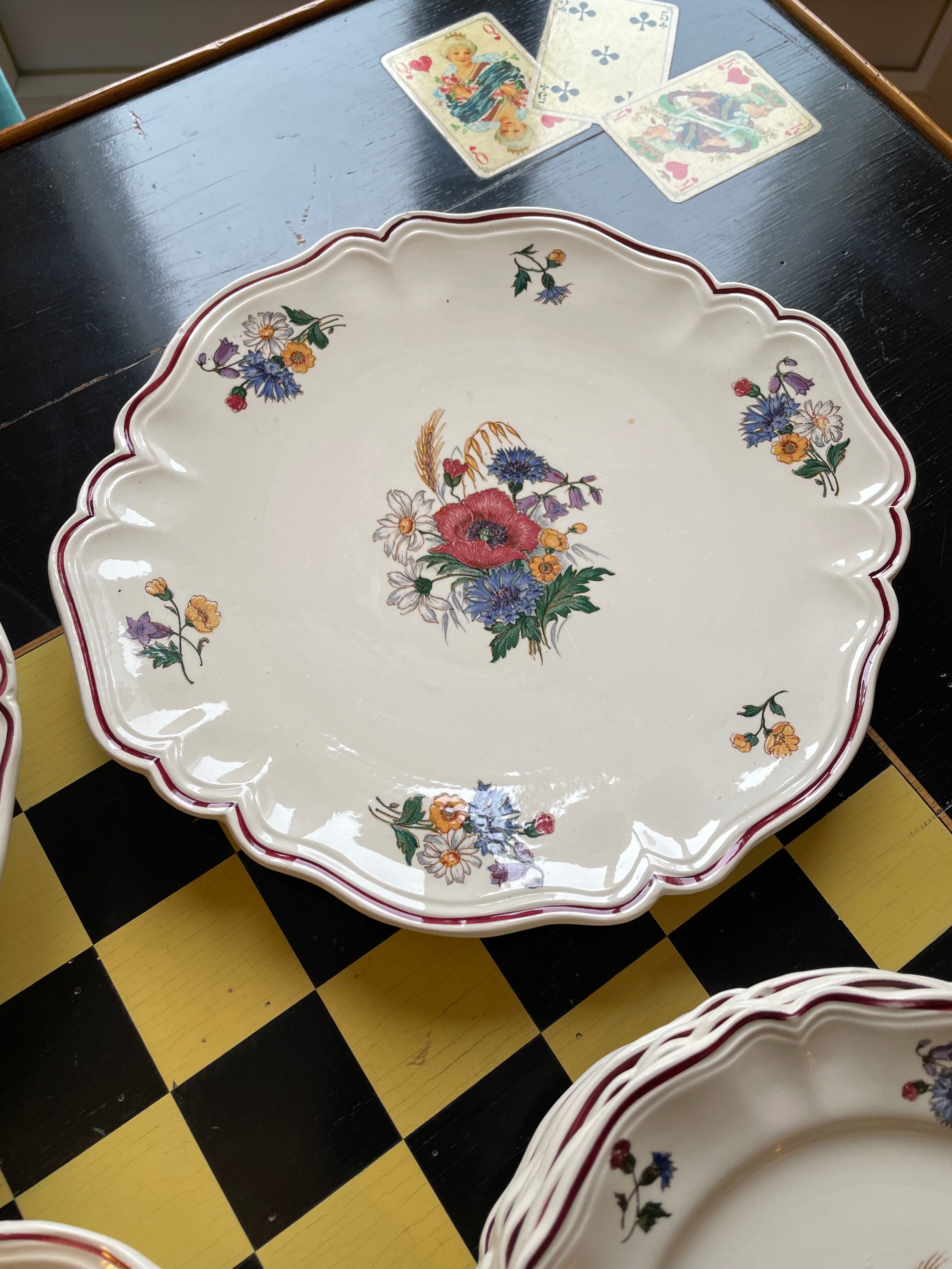 Dessert service agreste sarreguemines