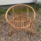 Vintage rattan armchair