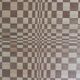 Coffee table made from hundreds of wooden blocks in a psychedelic pattern, 1990s.