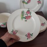 Tasses et assiettes dessert Anglaises Royal Tudor