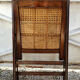 4 vintage wood and canning folding chairs