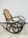 Chaise berçante en bois courbé par Thonet