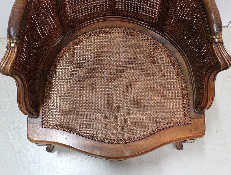 Louis XV style armchair, late 19th century