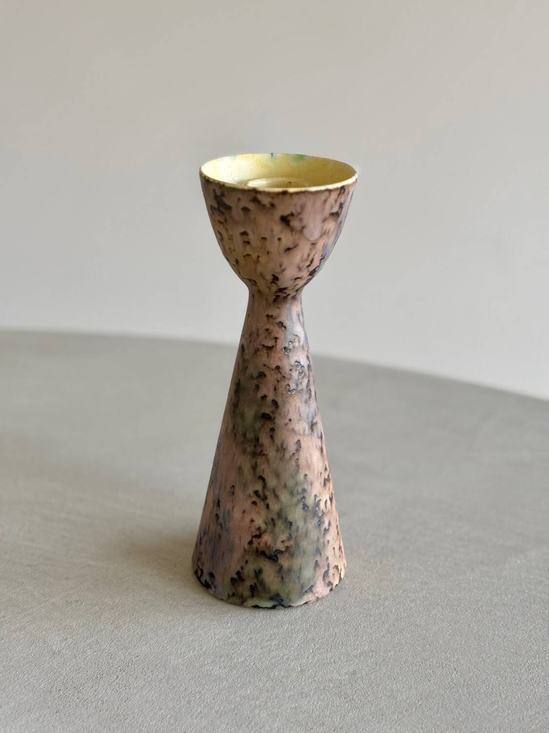 Ceramic candlestick, West Germany, 1970s