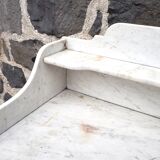 Wooden and marble toilet furniture