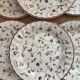 6 flat plates Oakwood Staffordshire Tableware