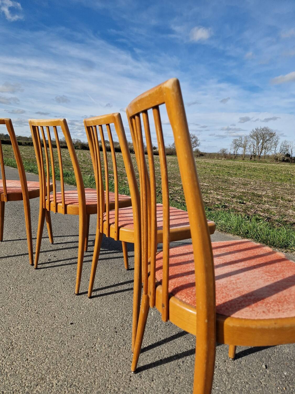 Lot de 4 chaises d'Antoine Suman