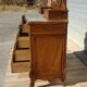 Commode en noyer Louis XV avec miroir