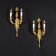 Pair of neoclassical wall sconces from the 20th century.