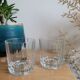 Lot de deux verres à eau ou whisky