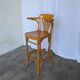 Vintage Bentwood Bar Chair with Armrests, Mid-Century Pub Stool Thonet styl