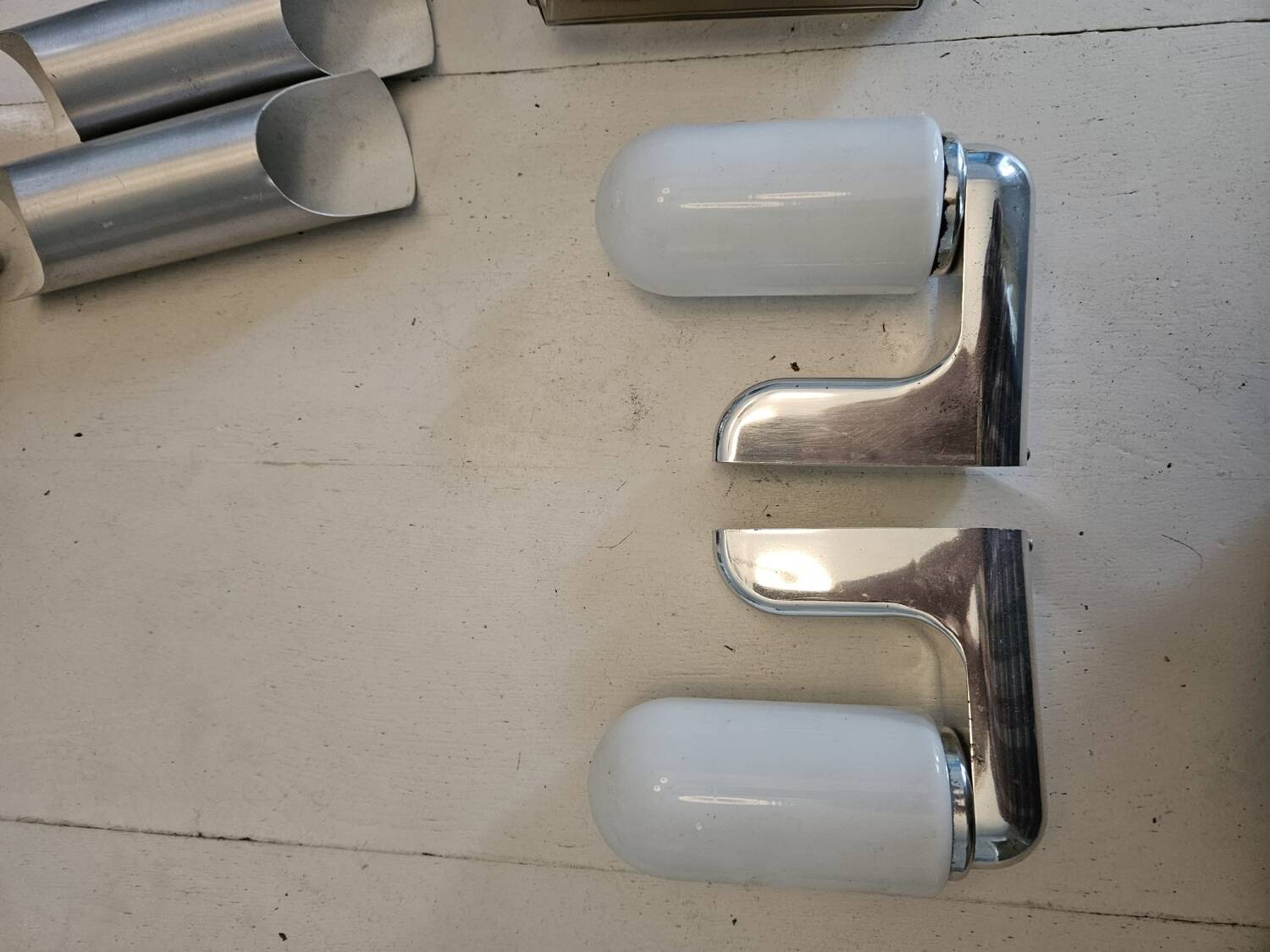 Pair of 70s wall lights