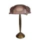 Lampe de table, bronze et verre courbé, Muller Frères, Art Déco, années 30 – Luneville, France